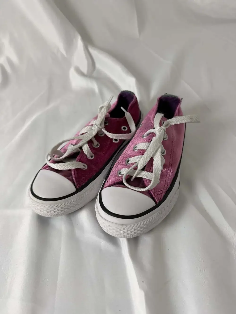 Converse Chuck Taylor All Star Velvet Low Top Sneakers 658198F kids